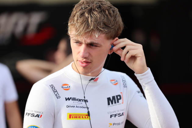 Monza, Italy, September 3–6, 2026, 2026 FIA Formula 3 Championship, Italy, Monza, Saturday Sprint Race. Pictured: Alessandro Giusti (FRA 9) in profile at the Autodromo Nazionale Monza Copyright: xFotostandx xFWMEDIAx
