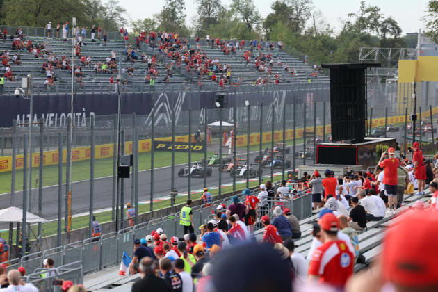 Monza, Italy, September 3–6, 2026, 2026 FIA Formula 3 Championship, Italy, Monza, Saturday Sprint Race. Pictured: The start as seen from the spectator grandstand at the Autodromo Nazionale Monza. Copyright: xFotostandx xFWMEDIAx