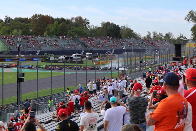 Monza, Italy, September 3–6, 2026, 2026 FIA Formula 3 Championship, Italy, Monza, Saturday Sprint Race. Pictured: The start as seen from the spectator grandstand at the Autodromo Nazionale Monza. Copyright: xFotostandx xFWMEDIAx