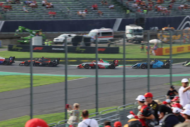 Monza, Italy, September 3–6, 2026, 2026 FIA Formula 3 Championship, Italy, Monza, Saturday Sprint Race. Pictured: The start as seen from the spectator grandstand at the Autodromo Nazionale Monza. Copyright: xFotostandx xFWMEDIAx