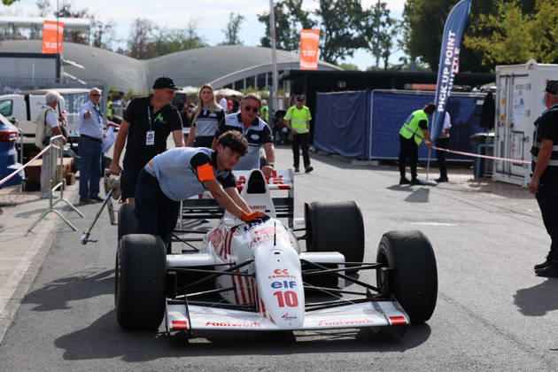 Monza, Italy, September 3–6, 2026, 2026 FIA Formula 1 World Championship, Italian Grand Prix, Monza, Friday, 2nd Free Practice. Pictured: Bernd Schneider s Footwork Formula 1 car at the Autodromo Nazionale di Monza. Copyright: xFotostandx xFWMEDIAx