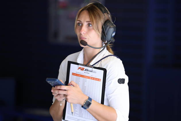Monza, Italy, September 3–6, 2026, 2026 FIA Formula 3 Championship, Italy, Monza, Saturday Sprint Race. Pictured: F3 Technical Director Jana Mühlner, Autodromo Nazionale Monza Copyright: xFotostandx xFWMEDIAx