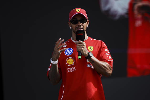F1 - ITALIAN GRAND PRIX 2026 HAMILTON Lewis (gbr), Scuderia Ferrari SF-26, portrait during the Formula 1 Gran Premio d™Italia 2026, Italian Grand Prix, 13th round of the 2026 Formula One World Championship, WM, Weltmeisterschaft from September 4 to 6, 2026 on the Autodromo Nazionale Monza, in Monza, Italy - MonzaItaly  Copyright: xXavixBonillax