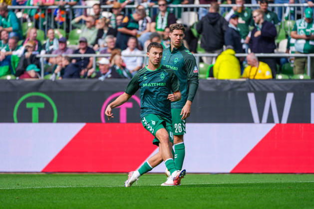 Youri Regeer, Werder Bremen, 44, Germany, Soccer, Bundesliga, 2026–27 Season, Matchday 2, September 5, 2026, Werder Bremen vs. RB Leipzig, Weserstadion, Bremen Copyright: xLeonxFrickx