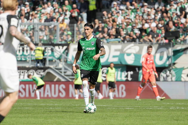 Germany 3rd Division 2026–2027, Matchday 4: SC Preußen Münster vs. TSV Havelse, Saturday, September 5, 2026, LVM Preußenstadion, Münster, North Rhine-Westphalia, Germany; Antonio Tikvic, SC Preußen Münster, 4 on the ball Copyright: xMerlexKölkingx