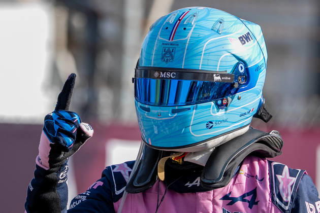 September 5, 2026, Monza, Italy: Pierre Gasly (FRA Alpine) celebrating after getting his first pole position during the Formula 1 Emilia Romagna Grand Prix 2026. F1 2026: Emilia Romagna Grand Prix: Qualification  - ZUMAl234 20260905_znp_l234_013 Copyright: xGabrielxLopezx