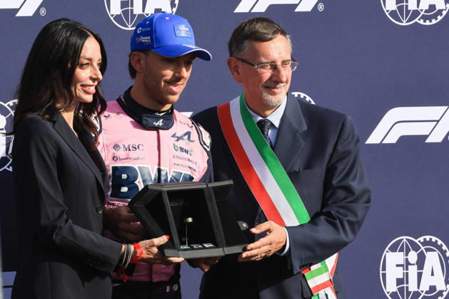 IPA88153204 - F1 Grand Prix of Italy at the Autodromo Nazionale Monza on September 5, 2026, in Monza - Qualifying 10 PIERRE GASLY (FRA) - BWT Alpine Formula One Team Mayor Paolo Pilotto  Copyright: xLucianoxMariaxBisi IPAxSportx xx 88153204