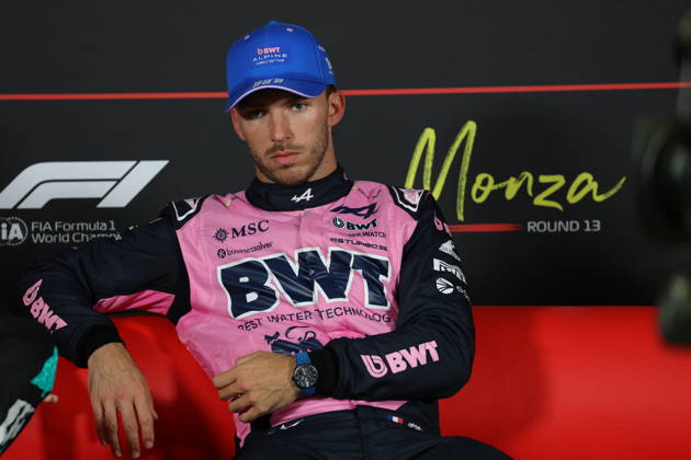 IPA88153230 - Pierre Gasly (FRA) - BWT Alpine F1 Team after the qualifying session for the 2026 Formula 1 Pirelli Italian Grand Prix at the Autodromo Nazionale Monza in Monza, Italy. Round 15 of 24 in the 2026 FIA Formula One World Championship, WM, Weltmeisterschaft held September 4–6, 2026. The Autodromo Nazionale Monza, the Temple of Speed, is the fastest circuit on the calendar and home to the tifosi.  Copyright: xAlessioxDexMarco IPAxSportx xx 88153230