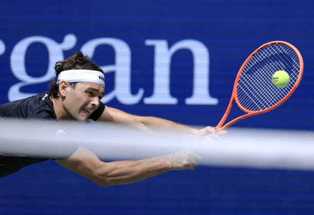 US Open tennis tournament - Day 7 Taylor Fritz of USA in action against Francisco Cerundolo of Argentina during the Men™s Singles round 3 of the US Open Tennis Championships at the USTA Billie Jean King National Tennis Center in Flushing Meadows, New York, USA, 05 September 2026. The 2026 US Open tournament runs from 23 August through 13 September. FLUSHING MEADOWS NEW YORK United States  Copyright: xCRISTOBALxHERRERA-ULASHKEVICHx