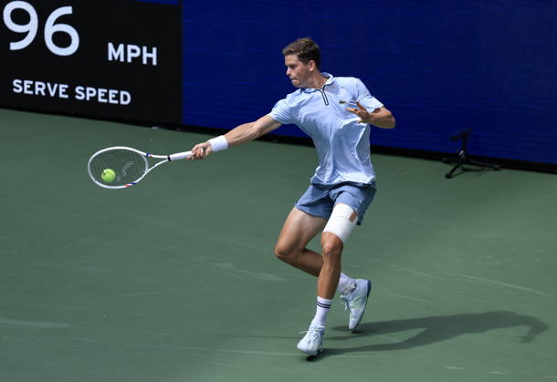 US Open tennis tournament - Day 7 Alexander Blockx in action against Flavio Cobolli of Italy during the Men‚Äôs Singles round 3 of the US Open Tennis Championships at the USTA Billie Jean King National Tennis Center in Flushing Meadows, New York, USA, 05 September 2026. The 2026 US Open tournament runs from 23 August through 13 September. FLUSHING MEADOWS NEW YORK United States  Copyright: xCRISTOBALxHERRERA-ULASHKEVICHx