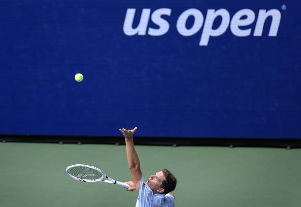 US Open tennis tournament - Day 7 Alexander Blockx in action against Flavio Cobolli of Italy during the Men‚Äôs Singles round 3 of the US Open Tennis Championships at the USTA Billie Jean King National Tennis Center in Flushing Meadows, New York, USA, 05 September 2026. The 2026 US Open tournament runs from 23 August through 13 September. FLUSHING MEADOWS NEW YORK United States  Copyright: xCRISTOBALxHERRERA-ULASHKEVICHx