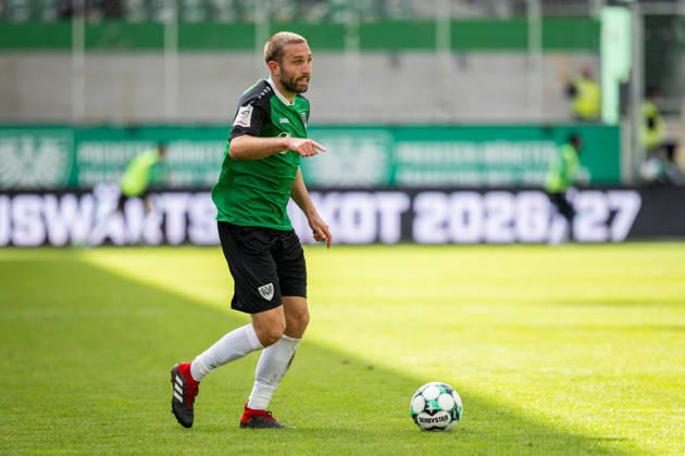 Rico Preissinger, SC Preussen Münster, 21 (GER), SC Preussen Münster vs. TSV Havelse, soccer, 3rd Division, Matchday 4, 2026–2027 season, September 5, 2026 DFL regulations prohibit any use of photographs as image sequences and or quasi-video GER, SC Preussen Muenster vs. TSV Havelse, Soccer, 3rd Division, Matchday 4, 2026–2027 season, September 5, 2026, Münster Copyright: xEibner-Pressefoto JanxRollingerx EP_JSK
