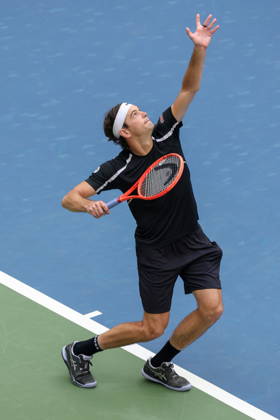 US Open tennis tournament - Day 7 Taylor Fritz of the US in action against Francisco Cerundolo of Argentina during the Men™s Singles round 3 of the US Open Tennis Championships at the USTA Billie Jean King National Tennis Center in Flushing Meadows, New York, USA, 03 September 2026. The 2026 US Open tournament runs from 23 August through 13 September. FLUSHING MEADOWS NEW YORK United States  Copyright: xBRIANxHIRSCHFELDx