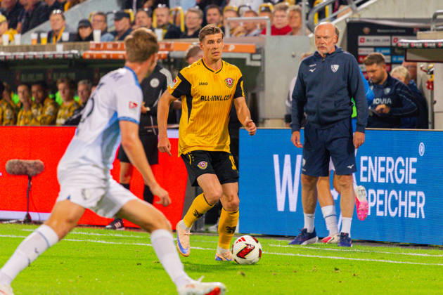 Germany 2. Bundesliga, 2026–2027 Season, September 5, 2026, Matchday 4, SG Dynamo Dresden vs. VfL Bochum, Rudolf Harbig Stadium (Jakob Lemmer SG Dynamo Dresden), 10 am Kickoff Copyright: xMichellexLukax