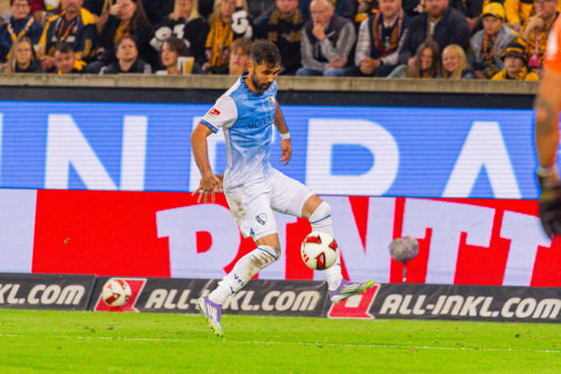 Germany 2. Bundesliga, 2026–2027 Season, September 5, 2026, Matchday 4, SG Dynamo Dresden vs. VfL Bochum, Rudolf Harbig Stadium, Gerrit Holtmann (VfL Bochum), 17 on the ball Copyright: xMichellexLukax