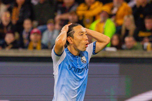 Germany 2. Bundesliga, 2026–2027 Season, September 5, 2026, Matchday 4, SG Dynamo Dresden vs. VfL Bochum, Rudolf Harbig Stadium, Koji Miyoshi (VfL Bochum), 23 gestures, body language, emotion Copyright: xMichellexLukax