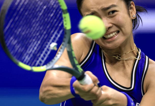 US Open tennis tournament - Day 7 epaselect Alexandra Eala of the Philippines in action against Iva Jovic of the USA during the Women s Singles third round of the US Open Tennis Championships in Flushing Meadows, New York, USA, 05 September 2026. FLUSHING MEADOWS NEW YORK United States  Copyright: xCRISTOBALxHERRERA-ULASHKEVICHx