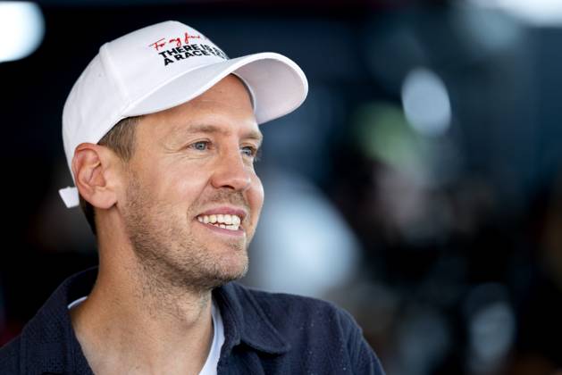 Sport Bilder des Tages MONZA - Four-time Formula 1 world champion Sebastian Vettel speaks to the press ahead of the Italian Grand Prix at the Autodromo di Monza. SANDER KONING ANP xVIxANPxSportx xxANPxIVx 567352836 originalFilename: 567352836.jpg