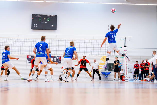 September 6, 2026, GER, Volleyball, Men, Season 26, Thuringia Cup Final, Volleyball Day, Blue Volleys Gotha vs. VSV Jena 90 Ben Bierwisch Blue Volleys Gotha, 13 99089 Erfurt, Rieths Sports Complex, Thuringia, Germany