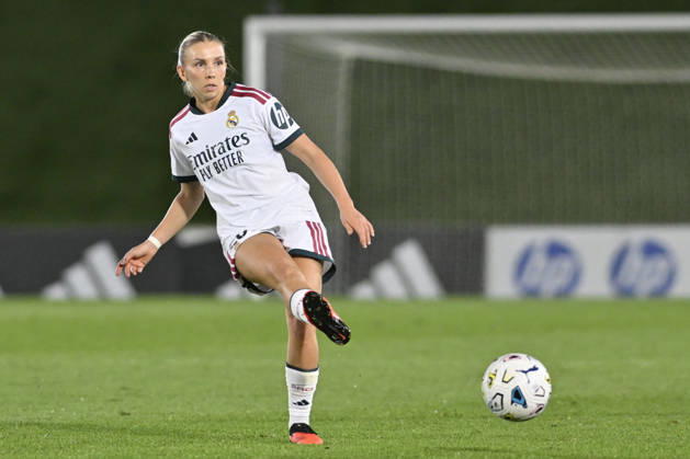 September 6, 2026, Madrid, Madrid, Spain: 20 ELISA SENSS of Real Madrid CF Femenino pases the ball during the Spanish Women League, Liga F, football match played between REAL MADRID fem Vs SD EIBAR femenino at Alfredo Di Stefano stadium on September 6, 2026, in Valdebebas, Madrid, Spain. Madrid Spain - ZUMAc312 20260906_zsp_c312_357 Copyright: xOscarxManuelxSanchezx