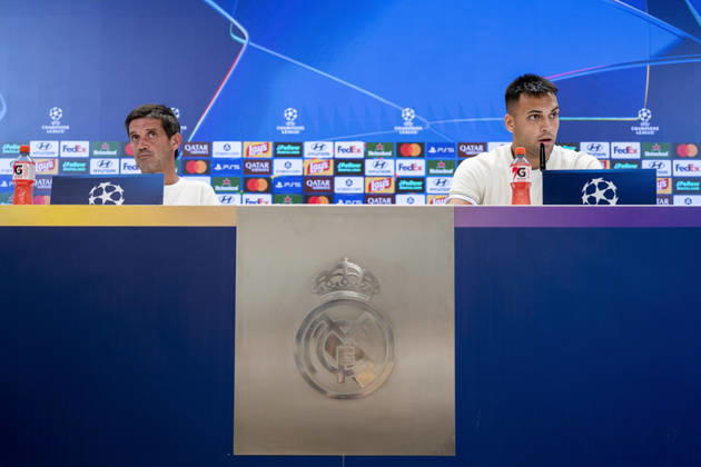 Football, Champions League, Inter Milan, press conference