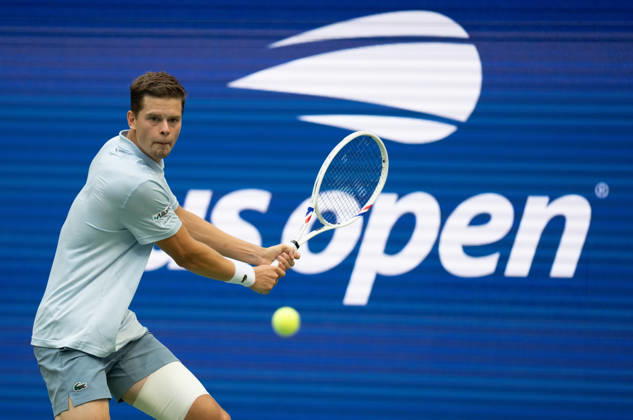 2026 US Open - Day 9 NEW YORK, NEW YORK - SEPTEMBER 7: Alexander Blockx of Belgium returns a shot during his match against Francisco Cerundolo of Argentina during the 2026 US Open - Day 9 at USTA Billie Jean King National Tennis Center on September 7, 2026 in New York, New York. New York USTA Billie Jean King National Tennis Center New York United States Copyright: xSusanxMullane ISIxPhotosx 9754