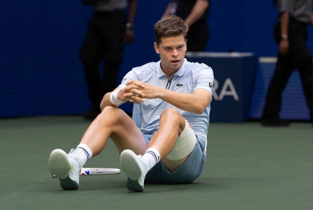 2026 US Open - Day 9 NEW YORK, NEW YORK - SEPTEMBER 7: Alexander Blockx of Belgium celebrates winning his match against Francisco Cerundolo of Argentina during the 2026 US Open - Day 9 at USTA Billie Jean King National Tennis Center on September 7, 2026 in New York, New York. New York USTA Billie Jean King National Tennis Center New York United States Copyright: xSusanxMullane ISIxPhotosx 9754