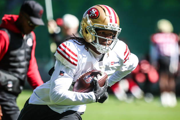 September 8, 2026, Melbourne, Victoria, Australia: MELBOURNE, AUSTRALIA - SEPTEMBER 08: Wesley Grimes 81 of the San Francisco 49ers during practice at an NFL, American Football Herren, USA media opportunity at AAMI Park on September 08, 2026 in Melbourne, Australia. Melbourne Australia - ZUMAp121 20260908_zsp_p121_040 Copyright: xChrisxPutnamx