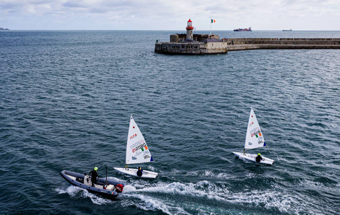 Sailing, women, ILCA World Championships in Dun Laoghaire, Dublin