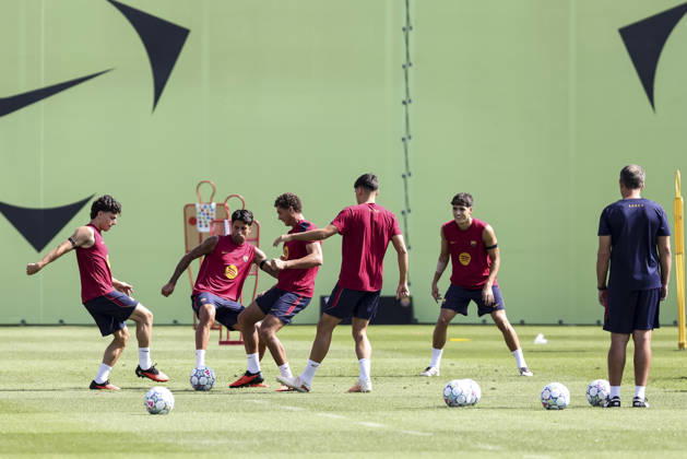 Fußball, CL, FC Barcelona, Training