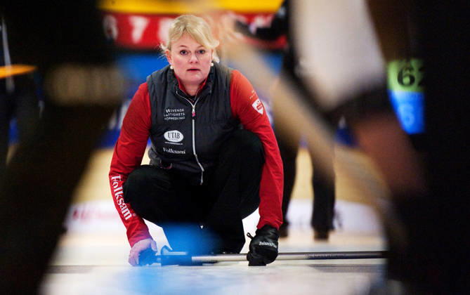 SM Week, SM, Curling, Womens, Final: Anette Norberg, Karlstad CK, Östersund, Sweden  Copyright: xCarlxSandinx