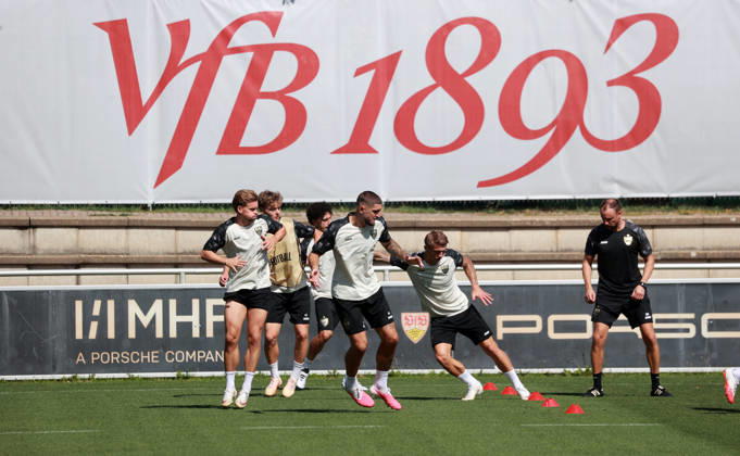 Fußball, 1. BL, VfB Stuttgart, Training