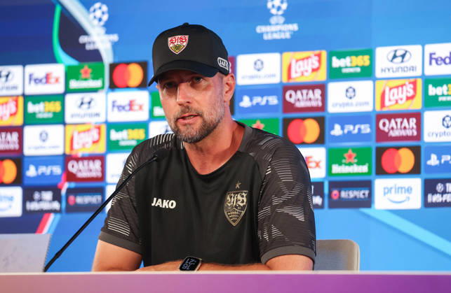 September 8, 2026, Stuttgart, Germany, Soccer: VfB Stuttgart Press Conference, Coach Sebastian Hoeneß