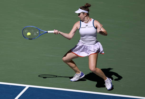 US Open tennis tournament - Day 10 Linda Noskova of Czechia in action against Aryna Sabalenka of Belarus during the Women Singles Quarterfinals match of the US Open Tennis Championships in Flushing Meadows, New York, USA, 08 September 2026. FLUSHING MEADOWS NEW YORK United States  Copyright: xCRISTOBALxHERRERA-ULASHKEVICHx