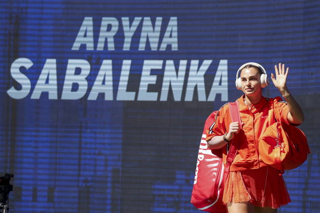 US Open tennis tournament - Day 10 Aryna Sabalenka of Belarus walks on court before her game against Linda Noskova of Czechia during the Women Singles Quarterfinals match of the US Open Tennis Championships in Flushing Meadows, New York, USA, 08 September 2026. FLUSHING MEADOWS NEW YORK United States  Copyright: xSARAHxYENESELx