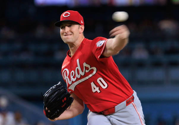 September 8, 2026, Los Angeles, California, USA: Starting pitcher, Nick Lodolo 40 of the Cincinnati Reds during a regular-season MLB, Baseball Herren, USA game against the Los Angeles Dodgers on Tuesday September 8, 2026 at Dodger Stadium in Los Angeles, California. Dodgers defeat Reds, 3-2. JAVIER ROJAS PI Los Angeles USA - ZUMAp124 20260908_zaa_p124_006 Copyright: xJavierxRojasx
