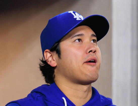 September 8, 2026, Los Angeles, California, USA: Shohei Ohtani 17 of the Los Angeles Dodgers during a regular-season MLB, Baseball Herren, USA game against the Cincinnati Reds on Tuesday September 8, 2026 at Dodger Stadium in Los Angeles, California. Ohtani was held out of the DodgersÃ¢â‚¬â ¢ starting lineup. Dodgers defeat Reds, 3-2. JAVIER ROJAS PI Los Angeles USA - ZUMAp124 20260908_zaa_p124_019 Copyright: xJavierxRojasx