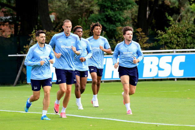 Football, 2nd Bundesliga, Hertha BSC, Training