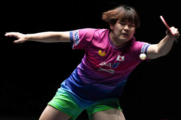(260909) -- MACAO, Sept. 9, 2026 -- Matsushima Sora competes during the men s singles round of 32 match between Matsushima Sora of Japan and Tom Jarvis of England at the 2026 World Table tennis, Tischtennis (WTT) Champions Macao in Macao, south China, Sept. 9, 2026. ) (SP)CHINA-MACAO-TABLE TENNIS-WTT-MEN S SINGLES (CN) CheongxKamxKa 