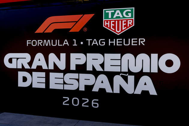 MADRID Logo for the Spanish Grand Prix during the Formula 1 Spanish Grand Prix at the Madrid Circuit on September 9, 2026, in Madrid, Spain Photo by DeFodi Images