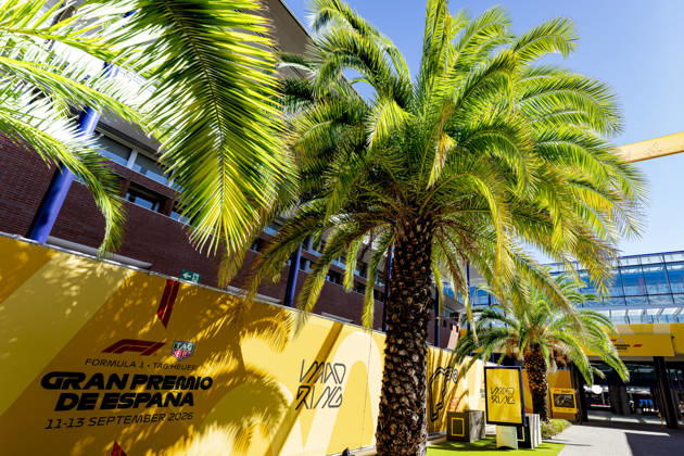 MADRID Palm trees during the Formula 1 Spanish Grand Prix on September 9, 2026, in Madrid, Spain. Photo by DeFodi Images