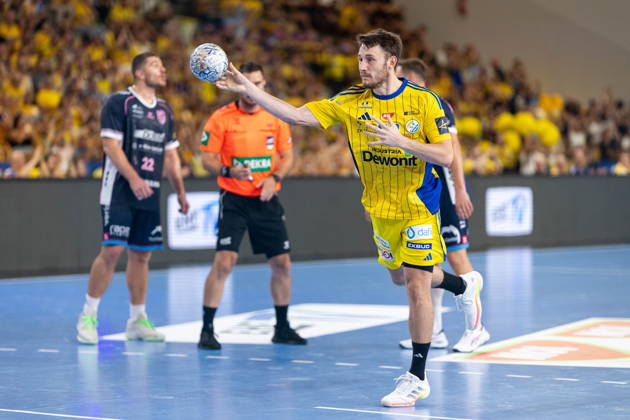 Kielce 09.09.2026. Handball EHF Champions League season 2026 2027 round 1 match between Industria Kielce and HC Kriens-Luzern in Kielce, Poland --- Pilka reczna EHF Liga Mistrzow sezon 2026 2027 kolejka 1 mecz : Industria Kielce - HC Kriens-Luzern Persons Shown : Piotr Jarosiewicz Photo by Igor Jakubowski Arena Akcji NEWSPIX.PL --- newspix.pl