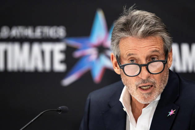 September 10, 2026: Sebastian Coe, President of World Athletics, at a press conference during a media day for the 2026 World Athletics Ultimate Championship on September 10, 2026 in Budapest. Photo by Joel Marklund, BILDBYRAN. Code: JM JM0849 bbeng track and field athletics 2026 World Athletics Ultimate Championship Budapest 26 press conference  Copyright: JOELxMARKLUND BB260910JM004