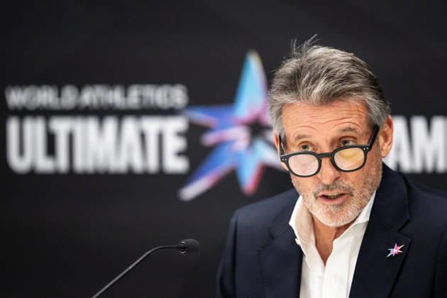 September 10, 2026: Sebastian Coe, president of World Athletics, at a press conference during a media day for the 2026 World Athletics Ultimate Championship on September 10, 2026 in Budapest. Photo by Joel Marklund, BILDBYRAN. Code: JM JM0849 bbeng track and field athletics friidrett 2026 World Athletics Ultimate Championship Budapest 26 press conference  Copyright: JOELxMARKLUND BB260910JM007