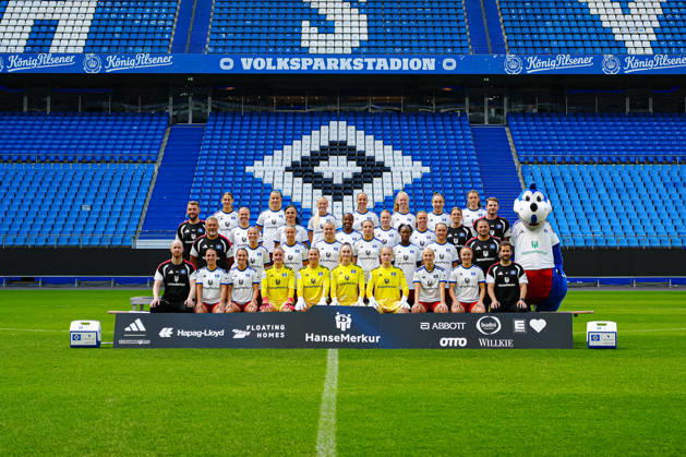 Football, Women, Bundesliga 1, Hamburger SV, Profile shoot 2026 2027
