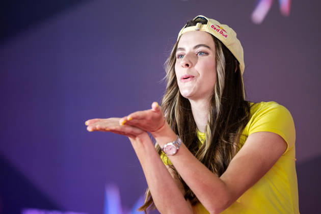 September 10, 2026: Yaroslava Mahuchikh of Ukraine arrives on the red carpet during a media day for the 2026 World Athletics Ultimate Championship on September 10, 2026 in Budapest. Photo by Joel Marklund, BILDBYRAN. Code: JM JM0849 bbeng track and field athletics friidrett 2026 World Athletics Ultimate Championship Budapest 26  Copyright: JOELxMARKLUND BB260910JM027