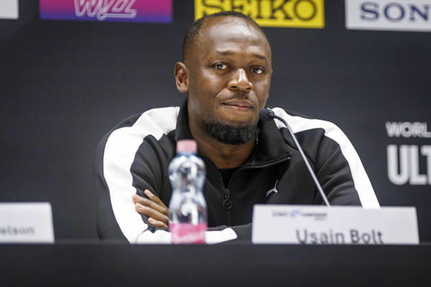 BUDAPEST, HUNGARY - SEPTEMBER 10, 2026: Usain Bolt (JAM) during the opening press conference, PK, Pressekonferenz of the World Athletics Ultimate Championships at Gyula Zsivotzky National Athletics Centre on September 10, 2026 in Budapest, Hungary. Hungary Copyright: xAxelxKohringx