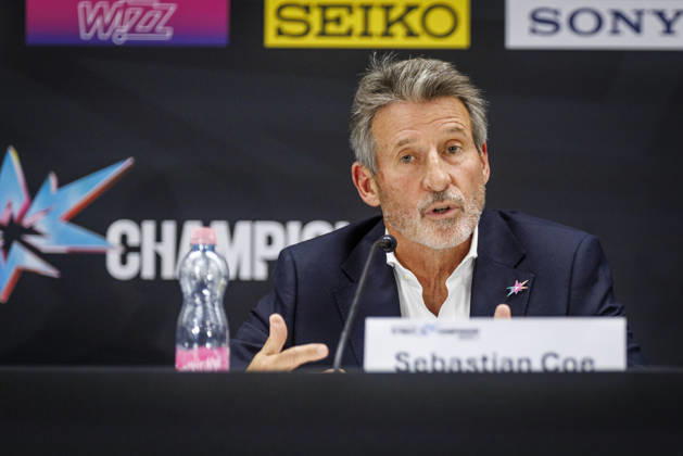 BUDAPEST, HUNGARY - SEPTEMBER 10, 2026: World Athletics President, Lord Sebastian Coe during the opening press conference, PK, Pressekonferenz of the World Athletics Ultimate Championships at Gyula Zsivotzky National Athletics Centre on September 10, 2026 in Budapest, Hungary. Hungary Copyright: xAxelxKohringx