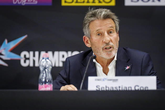 BUDAPEST, HUNGARY - SEPTEMBER 10, 2026: World Athletics President, Lord Sebastian Coe during the opening press conference, PK, Pressekonferenz of the World Athletics Ultimate Championships at Gyula Zsivotzky National Athletics Centre on September 10, 2026 in Budapest, Hungary. Hungary Copyright: xAxelxKohringx