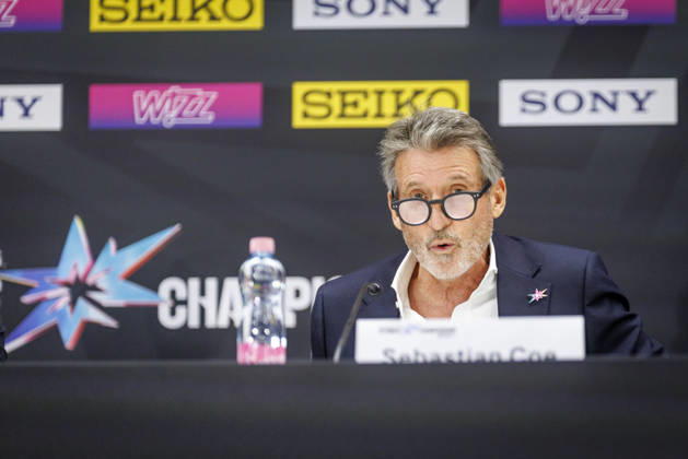 BUDAPEST, HUNGARY - SEPTEMBER 10, 2026: World Athletics President, Lord Sebastian Coe in the opening press conference, PK, Pressekonferenz of the World Athletics Ultimate Championships at Gyula Zsivotzky National Athletics Centre on September 10, 2026 in Budapest, Hungary. Hungary Copyright: xAxelxKohringx